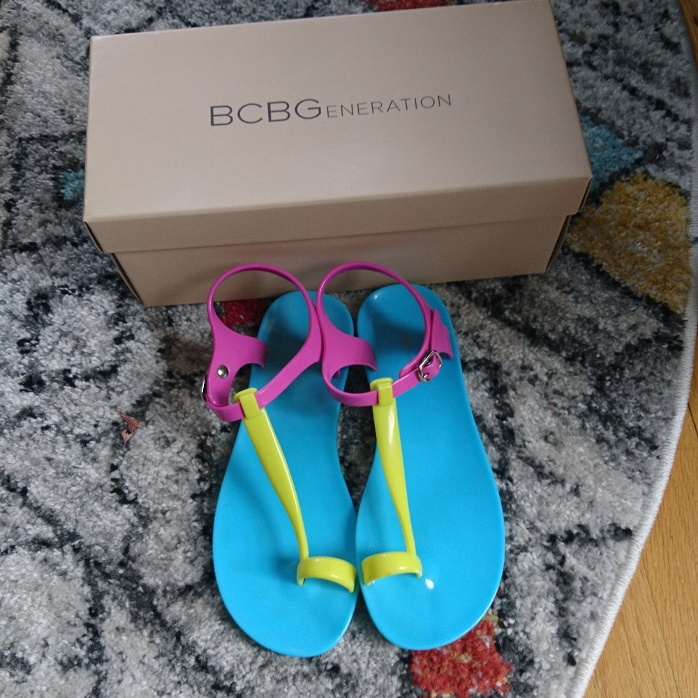 BCBG Jelly Sandals